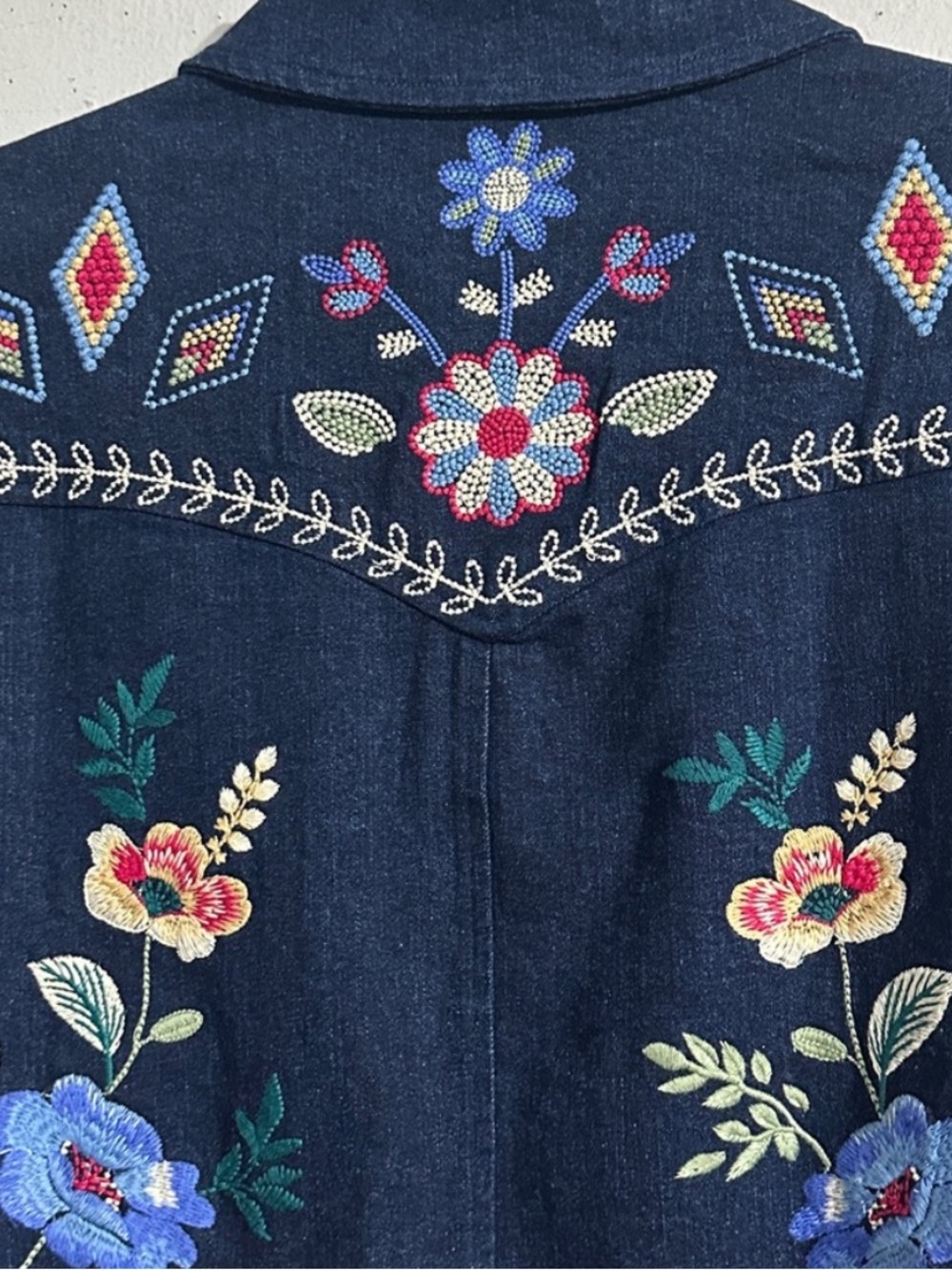 Johnny Was Western Mila beaded embroidered jacket NWT - Picture 9 of 13